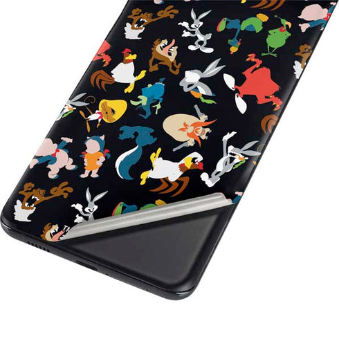 Looney Tunes Identity Pattern Galaxy S21 Plus 5G Skin